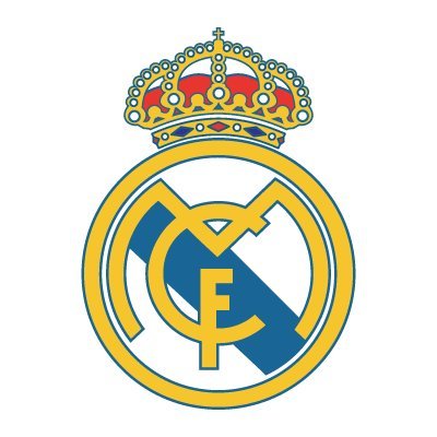 Real madrid wall decal sticker logo - 3 stickers sized …