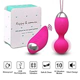 Vibrator Remote Control, Fovel 10 Vibration Patterns Adult Sex Toys Vagina Clitoris Vibrating Egg Vibrators Mini Vibes Stimulator Masturbation for Women Men Couple Play Rechargeable