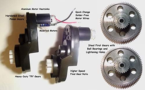 MLToys Stage II Speed Motors & Gearboxes for Power Wheels F-150
