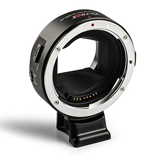 Viltrox EF-NEX IV High-Speed Auto-Focus Lens Mount Adapter Converter for Canon EF Lenses to Sony E Mount A9 A7 A7R A6300 A6500 NEX Series DSLR Cameras (Aperture Control, PDAF/CDAF Mode, USB Upgrade)