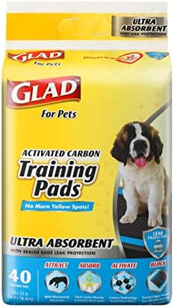 Glad for Pets Heavy Duty Ultra-Absorbent Activated Charcoal Dog Training Pads