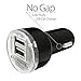 Dual USB Car Charger, FREEDOMTECH 10-Pack USB Car Charger for iPhone X / 8 / 7 / 6s / Plus, iPad Pro / Air 2 / mini, Galaxy S7 / S6 / Edge / Plus, Note 5 / 4, LG, Nexus, HTC and More Devices (Black)