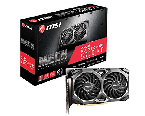 MSI-Radeon-RX-5500-XT-Mech-8G-OC-Tarjeta-Grfica-Enthusiast