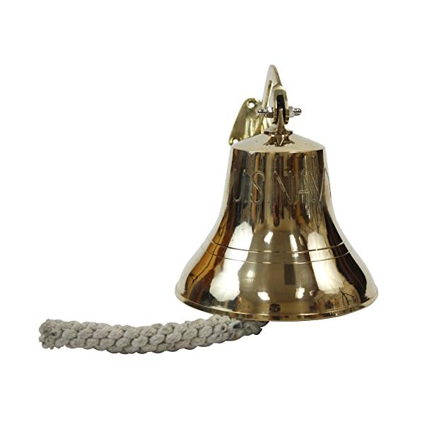 Us-Navy-6-IndoorOutdoor-Brass-BellWall-Mount Us-Navy-6-IndoorOutdoor-Brass-BellWall-Mount