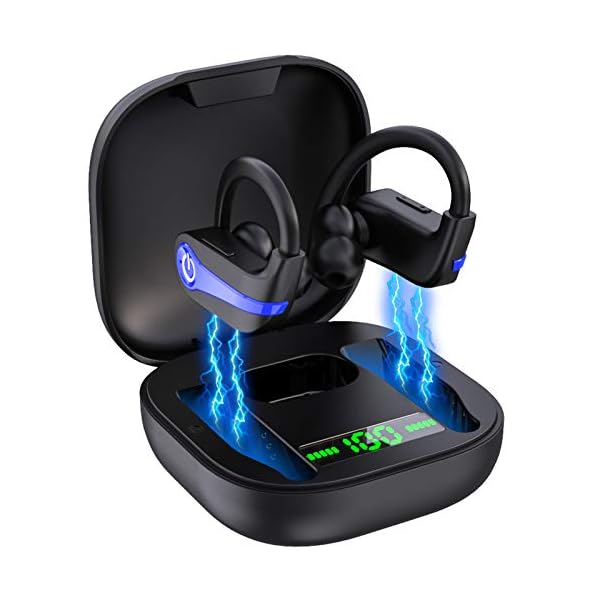 lecover-Wireless-Headphones-Wireless-Earbuds-Bluetooth-51-Sports-Headphones-wEar-Hooks-In-Ear-Wireless-Earphones-Noise-Cancelling-wMic-IP7-Waterproof-40H-Play-Headset-for-Running-Gym-Upgraded Wireless Headphones, lecover Wireless Earbuds Bluetooth 5.1 Headphones Sport Earhooks Wireless Earphones In Ear Noise…