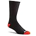 Prince Men's Crew Performance Athletic Socks for Running, Tennis and Casual Use (6 Pair Pack) (Men's Shoe Size 6-12 (US), Black)