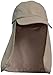 Sun Blocker Outdoor Sun Protection Fishing Cap with Neck Flap for Baseball Backpacking Cycling Hiking Garden Hunting Camping Khaki