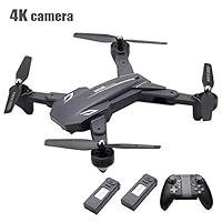 Ceepko Drones with Camera for Adults 4K, RC Drone Kit(Battery×3), WiFi FPV Built-in Dual Lens, Long Flight Time, Gesture Photo&Video, Beauty Camera, Optical Flow Positioning