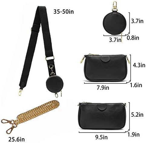 Small Crossbody Bags for Women Multipurpose Golden Zippy Handbags with Coin Purse including 3 Size Bag 6 Small Crossbody Bags for Women Multipurpose Golden Zippy Handbags with Coin Purse including 3 Size Bag