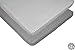 Pack n Play Stretchy Fitted Muslin Cotton Playard Sheet Set - Margaux & May 2 Pack Portable Mini Crib Sheets,Ultra Soft & Breathable - Stripes & Solid Grey