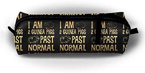 Two Guinea Pigs Past Normal Zipper Pen Pencil Case Coin Pouch Cosmetic Bags