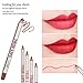 Waterproof Lip liner Pencil, 12 Colors Eyeliner Eyeshadow Pencil Eye Shadow Pen, Professional Long-Lasting Milti-Functional Cosmetics Makeup Tool