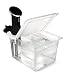 EVERIE Sous Vide Container 12 Quart EVC-12 with Collapsible Hinge Lid for Anova Cookers (Corner Mount) (Does Not Fit Nano or AN500-US00)
