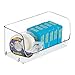 mDesign Small Plastic Stackable Office Storage Organizer with Open Front - Perfect Drawer and Desk Bin - Pen, Marker, Pencil, Paper, and Stationary Holder - 7