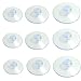 BronaGrand 30 Pack Clear Plastic Suction Cup Sucker Pads Without Hooks 3 Size, 40 mm, 30 mm, 20 mm