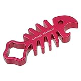 Fotodiox GoTough SharkBite Red Metal Wrench with Bottle Opener for Gopro Hero2, Hero3/3+ and Hero4 Mounting Knobs, Adapters, Screws and Bolts