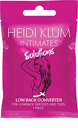 Heidi Klum Intimates Solutions Low Back Bra Strap Converter - Women's Lingerie Accessory - Nude, One Size