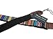 MUSIC FIRST Classic Country style Soft Yarn-dyed fabric & Genuine Leather Ukulele Strap Ukulele Shoulder Strap Version 2.0 With a MUSIC FIRST Genuine Leather Str. Locker