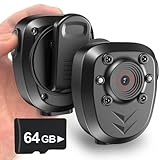 64GB Body Camera Police Civilians Patrol Portable