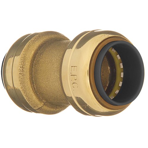 Elkhart Products 10155456 TecTite Low-Lead 200 Series 1-Inch Copper by Copper Push-Fit Coupling with Stop
