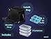 ZUZURO Lunch Bag Insulated Cooler Lunch Box w/ 3 Compartments - Heavy-Duty Fabric, Strong SBS Zippers - Includes 3 Meal Prep Lunch box Containers + 2 Ice Packs. Great gifts For Men Women Adults