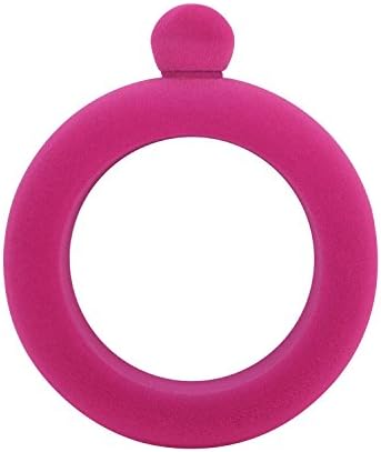 Sumit Bangle Bracelet Hip Flask Food Grade 304 Stainless Steel Innovative Wine Bottle Gift 4 Oz (Magenta)