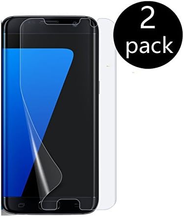 [2-Pack] Galaxy S7 Edge Screen Protector [Full Coverage] [Case Friendly], Soft Flexible TPU film (HD) clear Xinplas Screen Protector for Samsung Galaxy S7 Edge