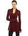 PattyBoutik Women's Cowl Neck A-Line Tunic Sweater