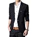 DAVID.ANN Men's Slim Fit Casual One Button Blazer Jacket