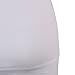 Moxeay Womens Extra Long Stretch Cotton Tank Top (Large, White)
