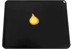 Imdinnogo BCZAMD Silicone Slap Mat for Resin 3D Printer 410 X 310mm - 16.1X12.2 in Clean-up or Resin Transfer to Protect Work Surface Working Mat for DLP SLA LCD Printing Liquid Accessories - Black