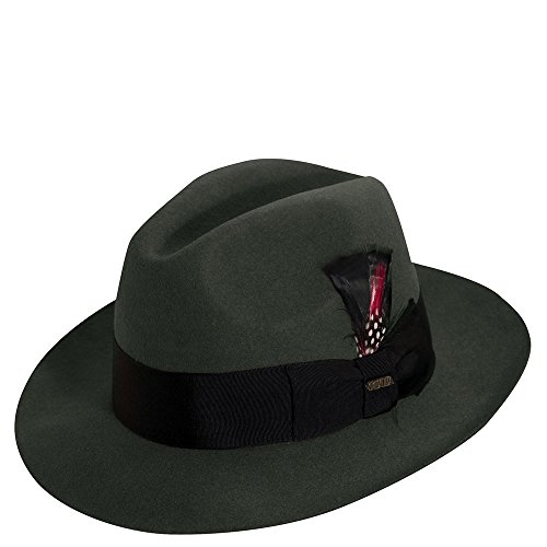 Scala Classico Men's Wool Felt Fedora Hat GRAY XL