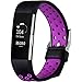 GEAK Fitbit Charge 2 Bands, Replacement Accessories for Fitbit Charge2 HR, Large Size Band, Black / Purple