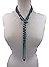 MGR MY GEMS ROCK! Long Endless Matte Finish Azurite Stone Necklace, 60 Inches Long. (Azurite)