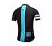 Celero Men’s Cycling Jersey Biker Short Sleeve Shirt(Blue, M)