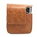 CAIUL Vintage Camera Carrying Case Compatible with Fujifilm Instax Mini 90 Case, Brown
