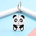Finduat 20 Pcs Cute Cartoon Panda Keychains Keyring China National Treasure Panda Themed Party Favors Pendant for Ornament Souvenirs Gift