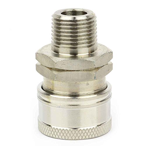 Interstate Pneumatics PW7147 Pressure Washer 3/8 inch MNPT Stainless Steel Coupler 5200 PSI