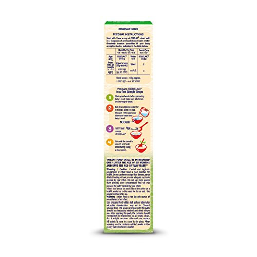 Nestle Cerelac infant Cereal with Milk - Wheat-Rice Mixed Vegetable (300 g) - Thumbnail 4
