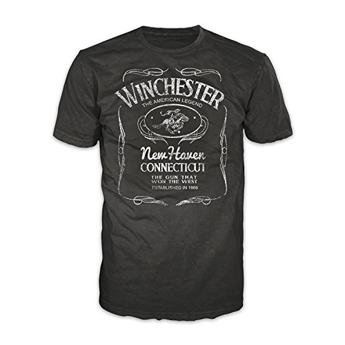 Winchester Mens Cotton Western Poster Graphic Short Sleeve T-Shirt XXL Black Winchester Mens Cotton Western Poster Graphic Short Sleeve T-Shirt XXL Black