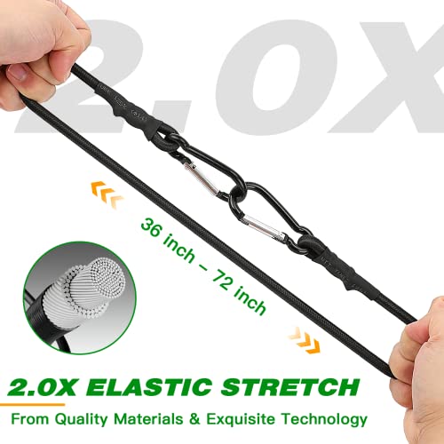 RIO Direct Bungee Cords with Carabiner Hooks 36