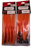 AvatarRC Geniune Gemfan 5030 (5x3) Orange Propellers for 250 Size Quadcopters, Drones, and multirotors - Perfect for 210mm to 300mm frames