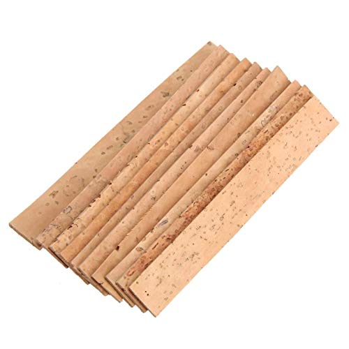 Tcplyn Premium Quality 10x Bb Clarinet Neck Joint Cork Sheet Natural Cork Clarinet Parts 81112mm - Thumbnail 6