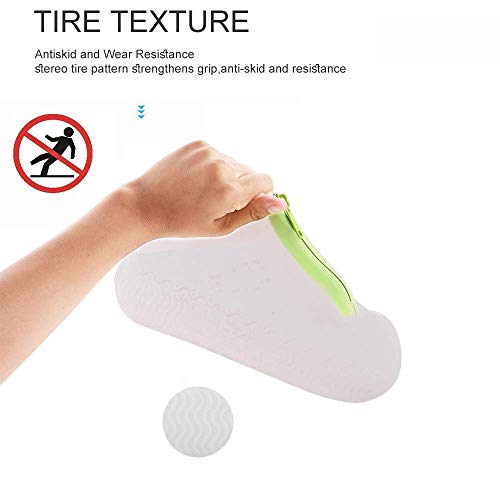 MATOP Silicone Waterproof Shoe Cover,Reusable No-Slip Rain Snow Boot Overshoes with Waterproof Zipper for Cycling,Camping,Fishing,Garden,Outdoor - Thumbnail 3