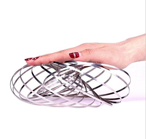 Flow Rings Kinetic Interactive Spring Toy 3D Sculpture Rings