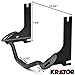 Krator Black Spot Light Passing Lamp Mount Bar Bracket Compatible with 1994-2013 Harley Davidson Electra Glide