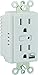GE 45605 Z-Wave Duplex Receptacle