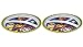2-Pack Zak Designs Toddler Plate 3-Section 8