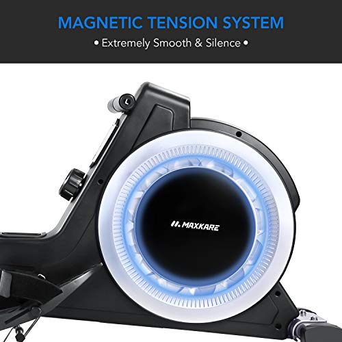 MaxKare-Magnetic-Rowing-Machine-Folding-Exercise-Rower-16-Level-Tension-Resistance-Precise-Display-Panel-with-Storage-Box-Quite-for-Home-Use