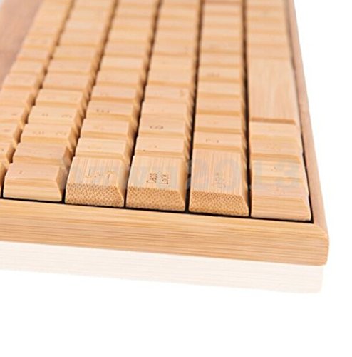 Smart-Tech-Handcrafted-Natural-Bamboo-Wooden-PC-Wireless-24GHz-Keyboard-and-Mouse-Combo-Free-Smart-Tech-Touch-Pen-Small